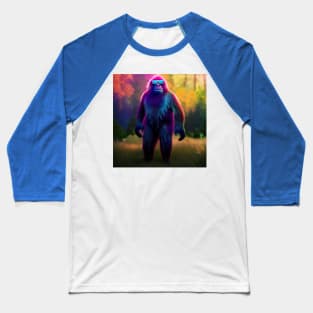 Dope Sasquatch in Nature Baseball T-Shirt